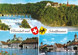 3 AK Schweiz * Der Rheinfall Bei Schaffhausen - Kanton Schaffhausen Und Kanton Zürich * - Neuhausen Am Rheinfall
