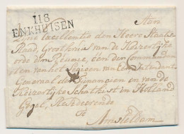 118 ENKHUISEN - Amsterdam 1813 - ...-1852 Préphilatélie