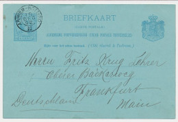 Trein Kleinrondstempel Arnhem - Rotterdam II 1892 - Lettres & Documents