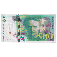 France, 500 Francs, Pierre Et Marie Curie, 1994, K010821367, TTB, Fayette:76.1 - 500 F 1994-2000 ''Pierre En Marie Curie''