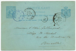 Kleinrondstempel Baexem ( Kleur Blauw ) 1893 - Ohne Zuordnung