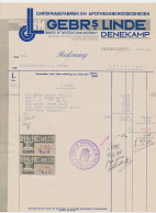 Omzetbelasting 10 CENT / 1.- GLD - Denekamp 1934 - Steuermarken