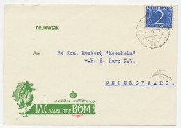 Firma Briefkaart Oudenbosch 1956 - Boomkwekerij - Ohne Zuordnung