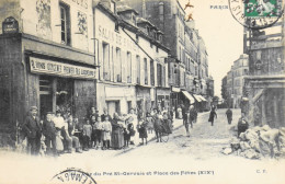 CPA - PARIS - N° 544 - Rue Du Pré St-Gervais Et Place Des Fêtes - (XIXe Arrt.) - 1908 - TBE - Distretto: 19