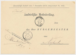 Kleinrondstempel Putten 1894 - Ohne Zuordnung