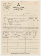 Aanslagbiljet Aalsmeer - Haarlemmermeer 1897 - Revenue Stamps