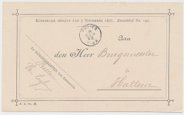 Kleinrondstempel Putten 1892 - Non Classés