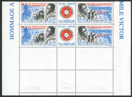 TAAF - N°212A  - HOMMAGE A PAUL EMILE VICTOR - PAIRE DE TRIPTYQUE - COIN DATE 2.10.95 - Unused Stamps