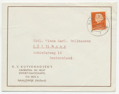 Firma Envelop Naaldwijk 1957 - Groeten / Fruit - Non Classés