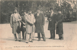 88 Contrexeville Sa Majesté Le Shah De Perse Et Son Excellence Le Grand Vizir CPA Cachet 1903 - Contrexeville