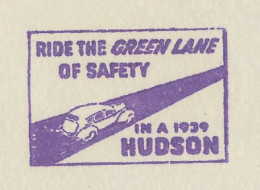 Meter Top Cut USA 1939 Traffic Safety - Ride The Green Lane - Hudson Motor Car - Sonstige & Ohne Zuordnung