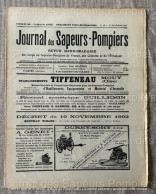 1912 Journal Des Sapeurs Pompiers - GUGUMUS - SOCIETE LYONNAISE - DELAHAYE FARGOT - DROUVILLE - FOURNIER & DEZANDÉE - 1900 - 1949