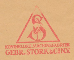 Meter Cover Netherlands 1967 Bird - Stork - Other & Unclassified