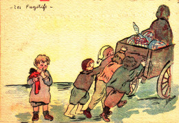 CPA Fugitifs Enfants Orphelinat Des Armées (animée)  A9 - Children's Drawings