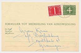 Verhuiskaart G. 26 Maastricht - Groningen 1964 - Entiers Postaux