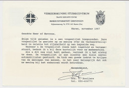 Briefkaart G. 366 Particulier Bedrukt Haren 1987 - Entiers Postaux