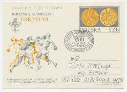 Postal Stationery / Postmark Poland 1984 Olympic Games Los Angeles 1984 - Tokyo 1964 - Boxing - Autres & Non Classés