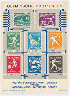 Affiche Em. Olympische Spelen 1928 - Bijlage De Philatelist - Andere & Zonder Classificatie