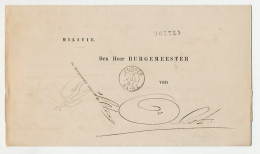 Naamstempel Holten 1881 - Brieven En Documenten