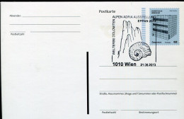 X0735 Austria,special Postmark Wien 2013 Showing A Ammonit, Ammonite, Geology,   Eppan 2013 - Other & Unclassified