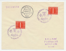 Cover / Postmark Netherlands 1950 National Scouting Camp Ommen - Otros & Sin Clasificación