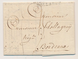 Rotterdam - Bordeaux Frankrijk 1802 - Hollande - ...-1852 Vorläufer