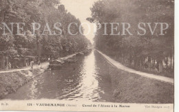 Carte Postale CPA Vaudemange (51) Canal De L'Aisne à La Marne 1918 - Other & Unclassified