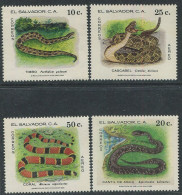 El Salvador:Unused Stamps Serie Snakes, 1980, MNH - Serpents