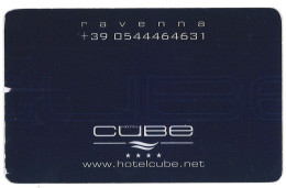 ITALIA  KEY HOTEL   Hotel Cube - RAVENNA - Cartes D'hotel