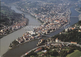 71989357 Passau Fliegeraufnahme Mit Donau Inn Und Ilz Passau - Passau