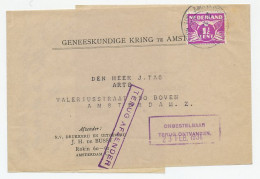 Locaal Te Amsterdam 1931 - Onbestelbaar - Terug Afzender  - Non Classés