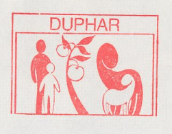 Meter Cover Netherlands 1984 Duphar - Pharmaceutical Factory - Apple - Pharmazie