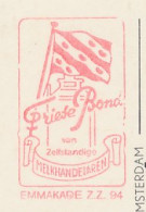 Meter Card Netherlands 1973 Frisian Association Of Milk Traders - Leeuwarden - Food