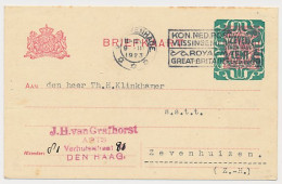 Briefkaart G. 170 II S Gravenhage - Zevenhuizen 1923 - Entiers Postaux