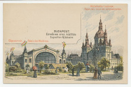 Postal Stationery Hungary 1896 Millennium Exhibition Budapest - Palace Of Communication - Ohne Zuordnung