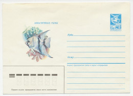 Postal Stationery Soviet Union 1987 Fish - Fishes