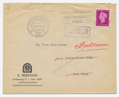 Apeldoorn - Den Haag 1948 - Vertrokken - Adres Onbekend - Retour - Unclassified