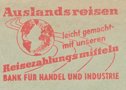 Meter Cover Germany 1957 Globe - Travel Cash Equivalents - Autres & Non Classés