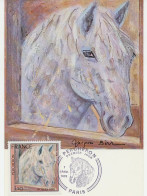 Maximum Card France 1978 Horse - Horses