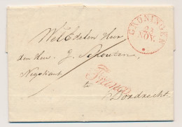 Groningen - Dordrecht 1829 - Franco - ...-1852 Prephilately