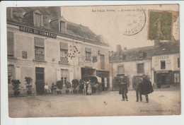 2422-340   La Suze Quartier De L'église Un Gendarme Garde Champêtre Ou Facteur Retrait Le 31-03 Scan Plus Rosé Que La Cp - La Suze Sur Sarthe