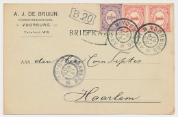 Firma Briefkaart Voorburg 1908 - Comestibleshandel  - Unclassified