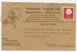 Em. Juliana Drukwerk Wikkel Amsterdam - Rijswijk 1969 - Unclassified