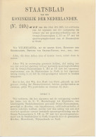 Staatsblad 1933 : Spoorlijn Oranje Nassaumijnen - Nuth - Historical Documents