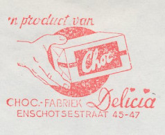 Meter Cover Netherlands 1969 Chocolate Factory Delicia - Tilburg - Alimentazione