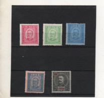 PORTUGAL  FUNCHAL  5  Timbres   Neufs Avec Charnière - Funchal