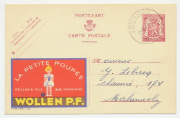 Publibel - Postal Stationery Belgium 1948 Knitting - Wool - Textil