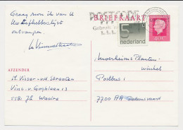 Briefkaart G. 356 / Bijfrank. S Hertogenbosch - Dedemsvaart 1980 - Entiers Postaux