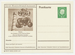 Postal Stationery Germany 1959 National Feast Stuttgart - Karnaval