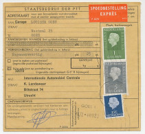 Em. Juliana Adreskaart Utrecht - Goes 1972 - Per Expresse - Non Classés
